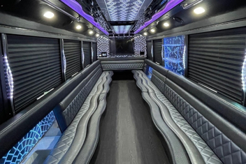 Pittsburgh Party Bus Interior