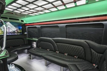 Pittsburgh Sprinter Party Bus Interior