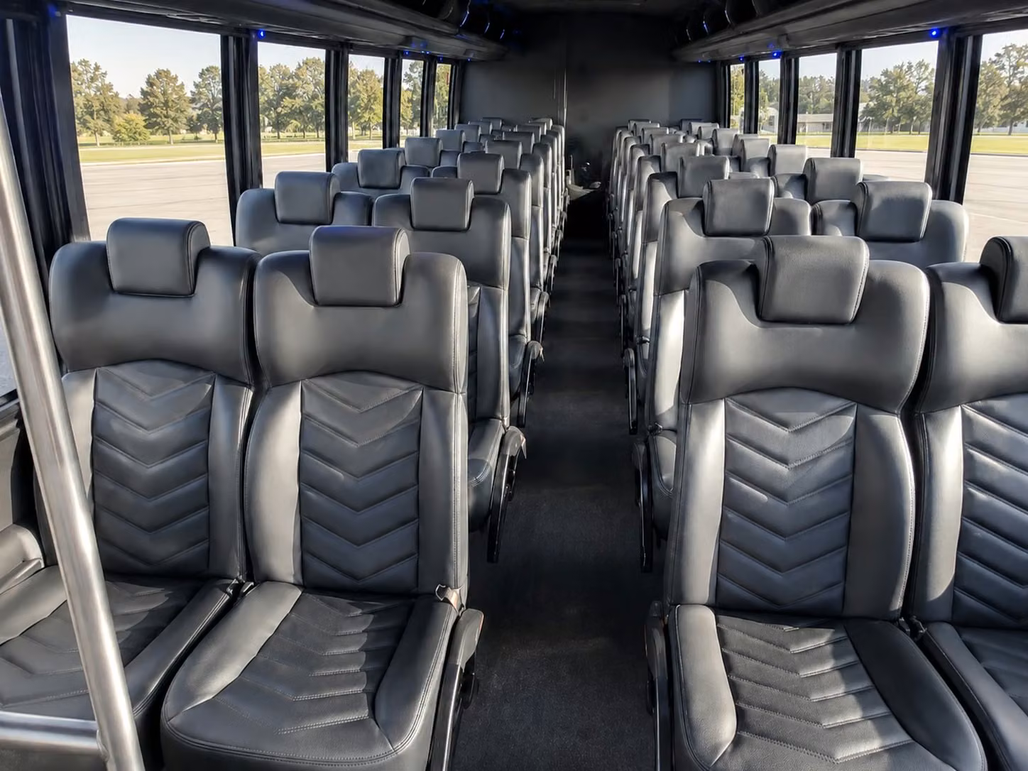 18 passenger minibus inside