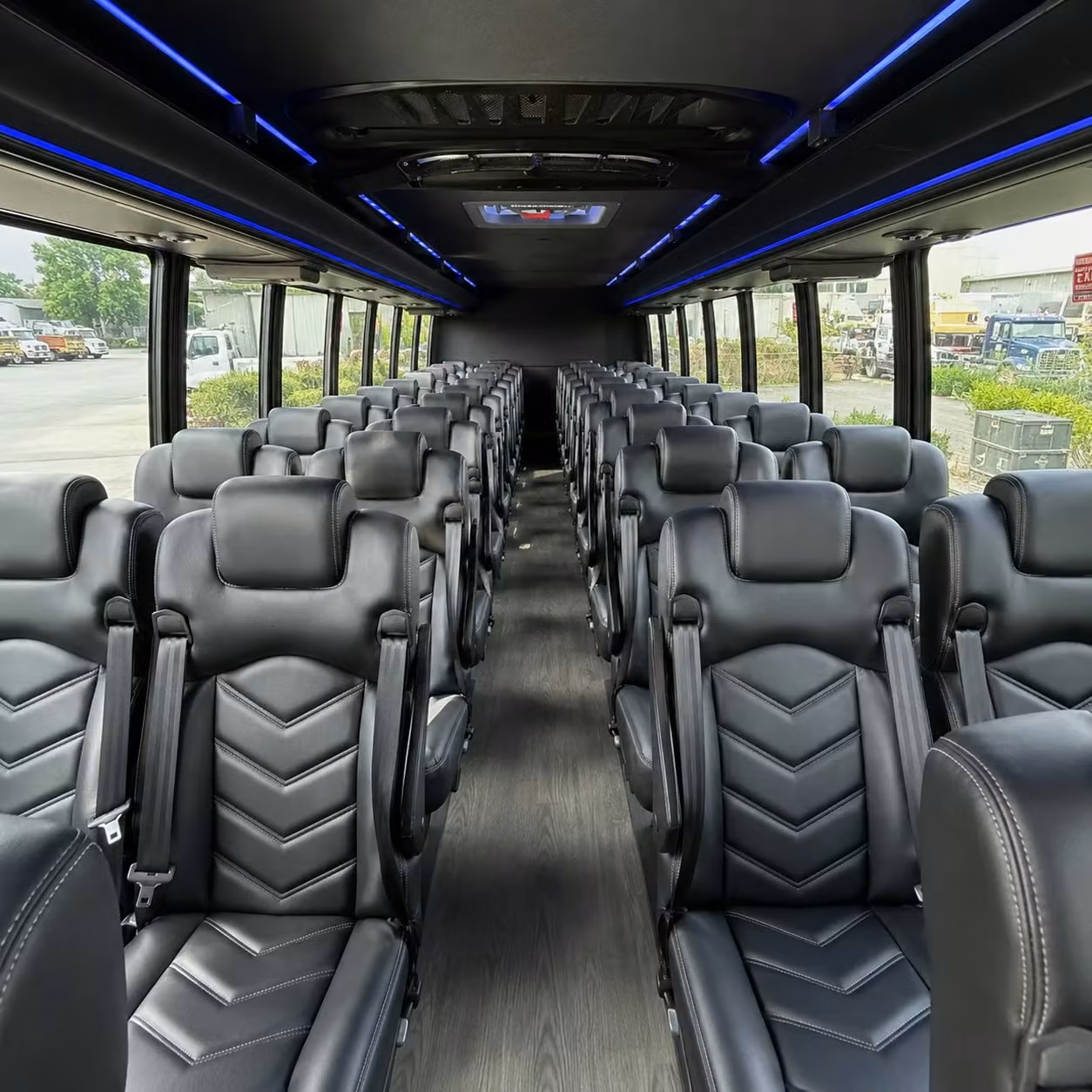 35 passenger minibus interior