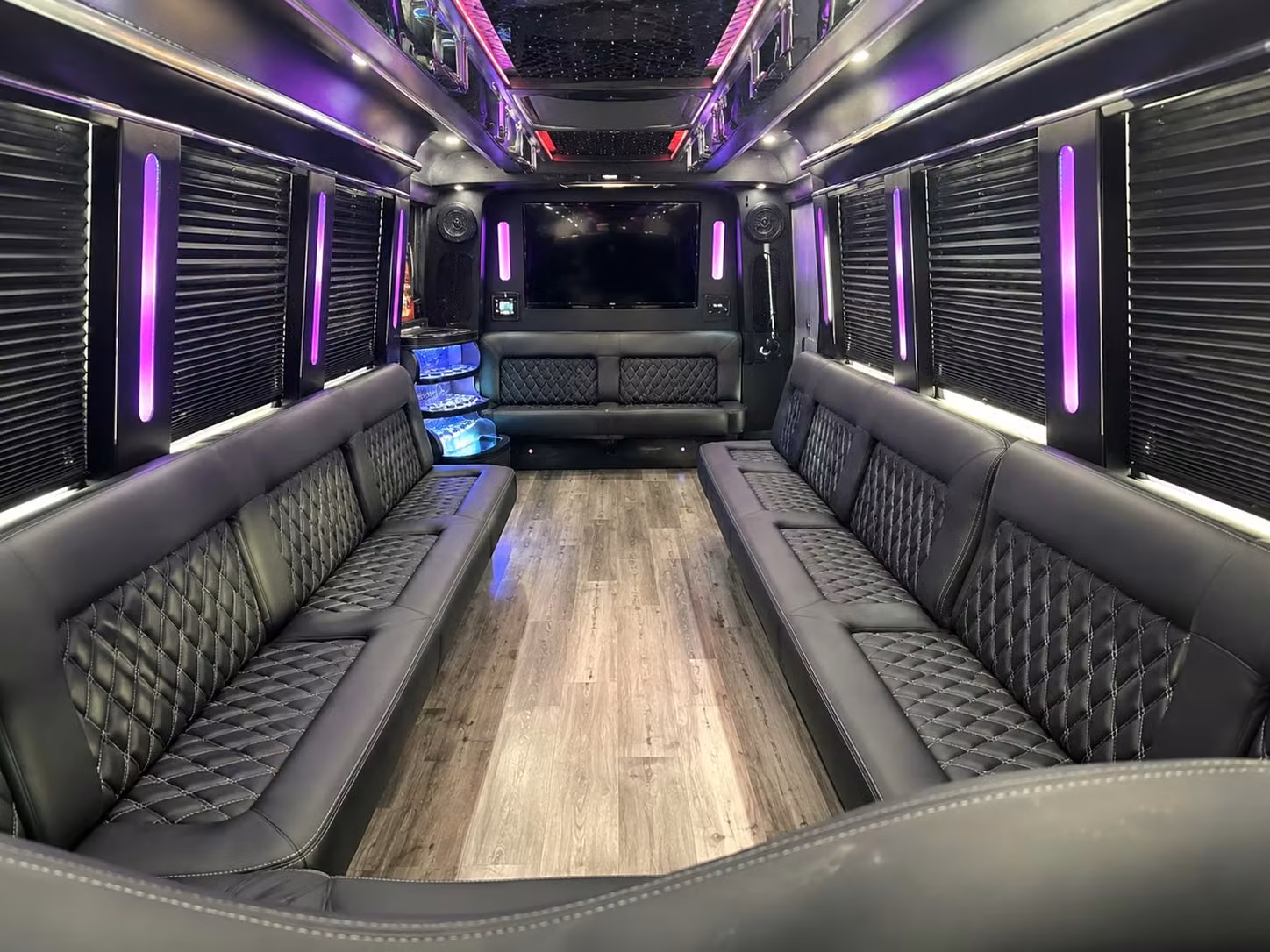 you ll love riding to stage ae in a party bus no parking no stress